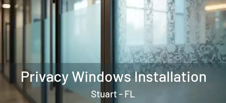 Privacy Windows Installation Stuart - FL